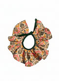 Cuello Bambula Flores Rosas