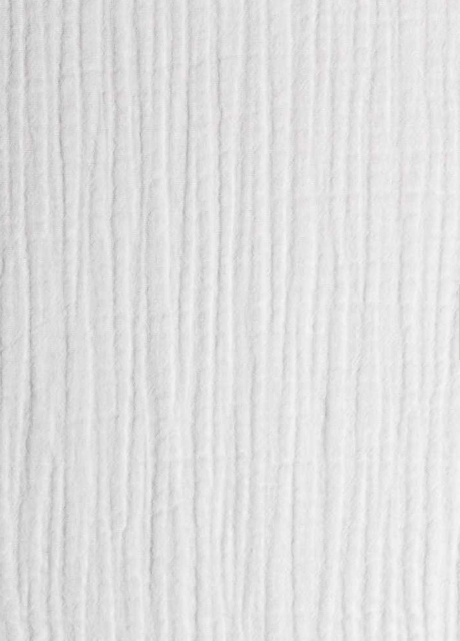 Bambula beige con cuadros azules