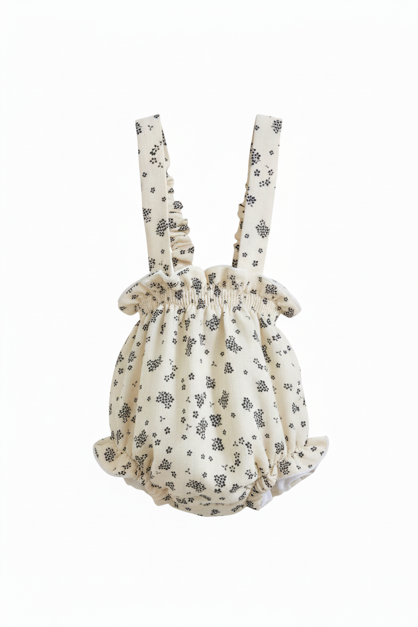 Ranita Blanco Roto Floral