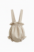 Ranita Vichy Beige y Blanco